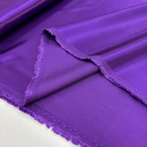 Mor Lüks Pamuklu Rayon Cupro Kumaş