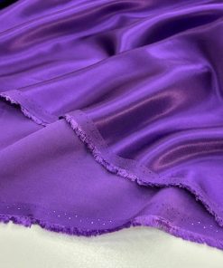 Mor Lüks Pamuklu Rayon Cupro Kumaş