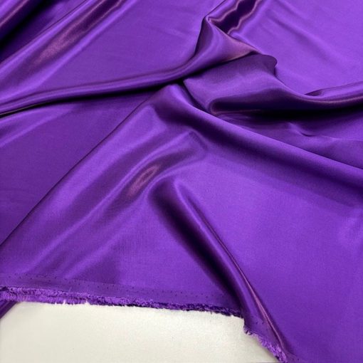 Mor Lüks Pamuklu Rayon Cupro Kumaş
