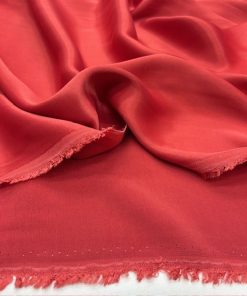 Nar Çiçeği Pamuklu Rayon Cupro Kumaş