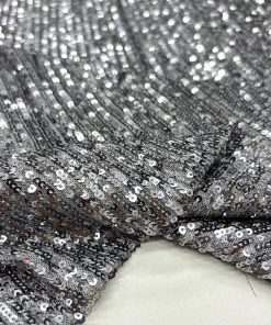 Zara Pullu Payet Kumaş Füme