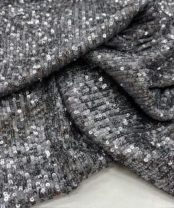 Zara Pullu Payet Kumaş Füme