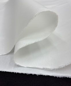 Kırık Beyaz Likralı Tafta Kumaş