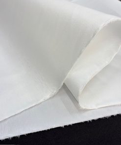 Kırık Beyaz Likralı Tafta Kumaş
