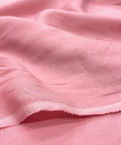 100% Keten Kumaş Pembe YNS