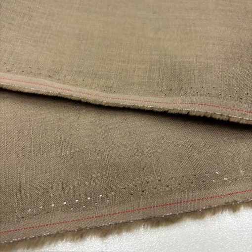 100% Keten Kumaş Soft Kahve SYT