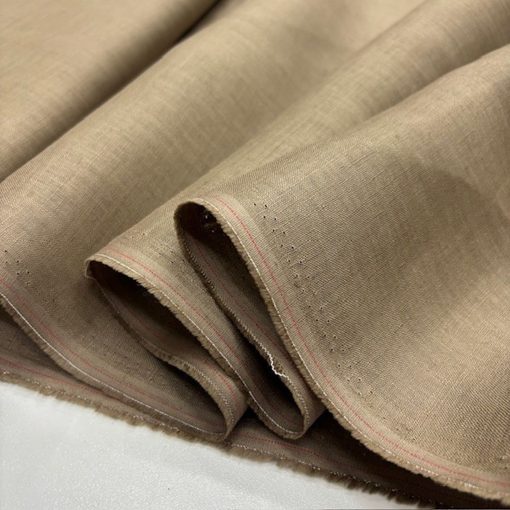 100% Keten Kumaş Soft Kahve SYT