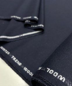 100% Yün Flanel Kumaş Lacivert BYR