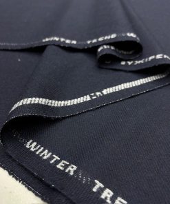 100% Yün Flanel Kumaş Lacivert BYR