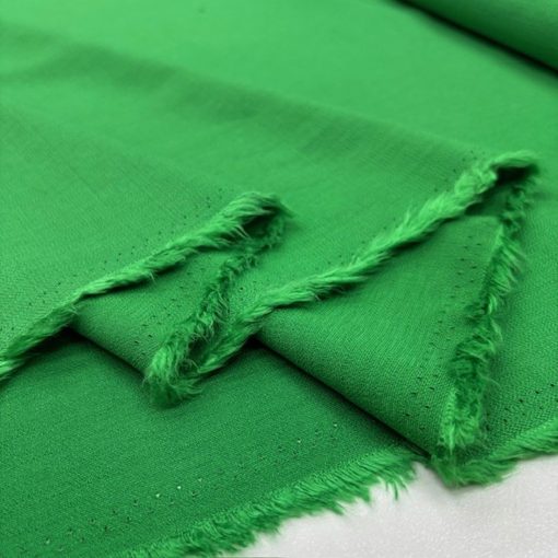 Ağaç Kabuğu Aerobin Keten Kumaş Benetton Yeşili EMR