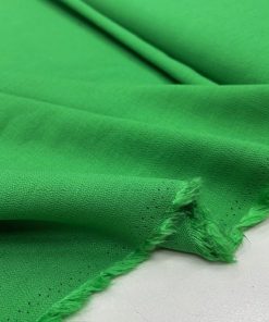 Ağaç Kabuğu Aerobin Keten Kumaş Benetton Yeşili EMR