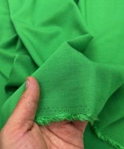 Ağaç Kabuğu Aerobin Keten Kumaş Benetton Yeşili EMR