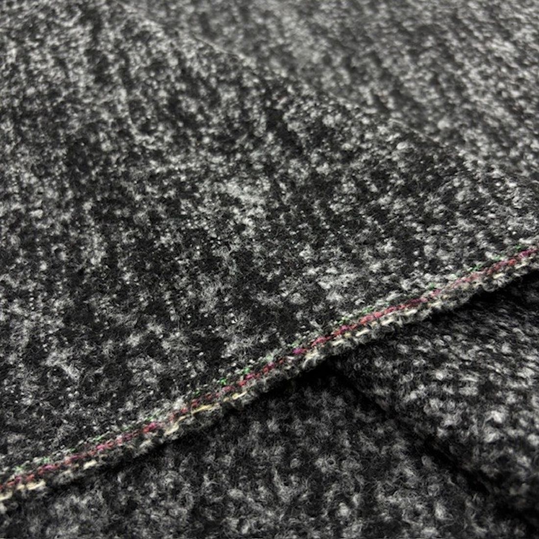 %100 Yün Buklet Tweed Kumaş YVZ