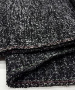 %100 Yün Buklet Tweed Kumaş YVZ