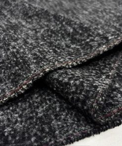 %100 Yün Buklet Tweed Kumaş YVZ