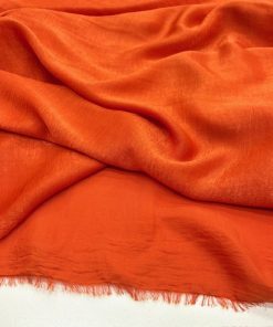 Bambu İpeksi Cupro Kumaş Orange YVZ