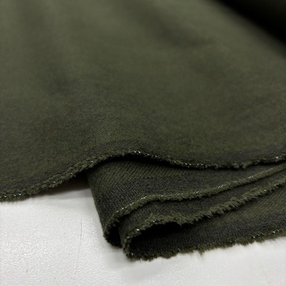 Blazer Flanel Kaşmir Kumaş Haki Yeşili