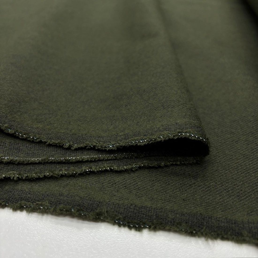 Blazer Flanel Kaşmir Kumaş Haki Yeşili