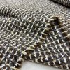 Gri Kahve Parıltılı Tweed Kumaş SRVT
