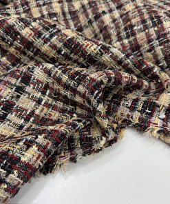 İspanyol Şanel Kumaş Bordo GK