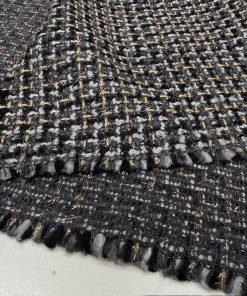 İtalyan Premium Kalite Şanel Kumaş Gri SRVT