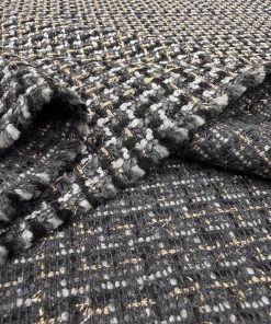 İtalyan Premium Kalite Şanel Kumaş Gri SRVT