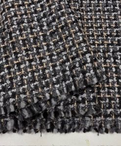 İtalyan Premium Kalite Şanel Kumaş Gri SRVT