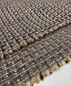 İtalyan Premium Kalite Şanel Kumaş Kahve SRVT