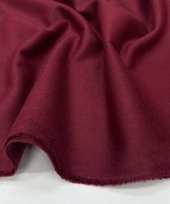 İtalyan Yün Kaşmir Kumaş Bordo