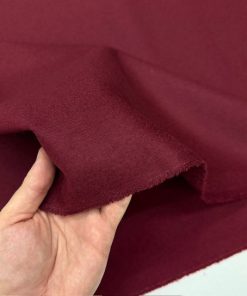 İtalyan Yün Kaşmir Kumaş Bordo