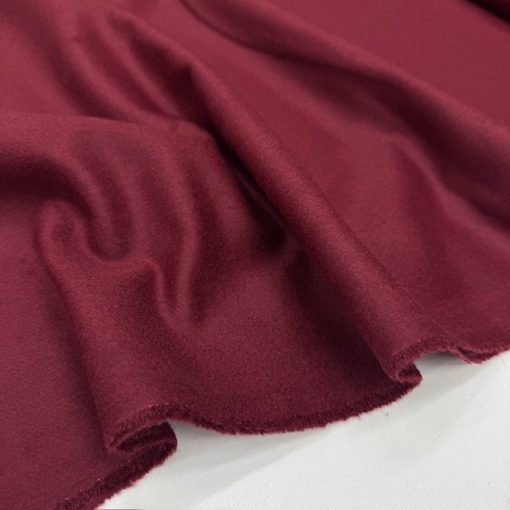 İtalyan Yün Kaşmir Kumaş Bordo
