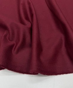 İtalyan Yün Kaşmir Kumaş Bordo