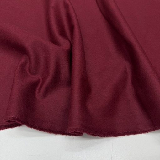 İtalyan Yün Kaşmir Kumaş Bordo