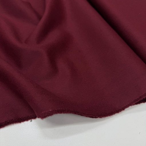 İtalyan Yün Kaşmir Kumaş Bordo