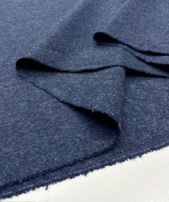 İtalyan Yün Kaşmir Kumaş İndigo