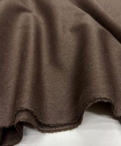 İtalyan Yün Kaşmir Kumaş Kahverengi