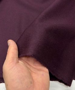 İtalyan Yün Kaşmir Kumaş Mor