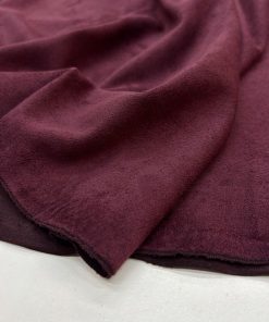 Lüks Süet Kumaş Bordo