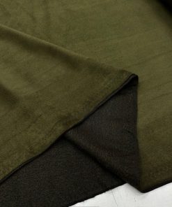 Lüks Süet Kumaş Haki Yeşili