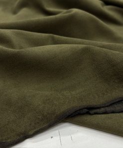 Lüks Süet Kumaş Haki Yeşili