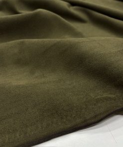 Lüks Süet Kumaş Haki Yeşili