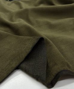 Lüks Süet Kumaş Haki Yeşili