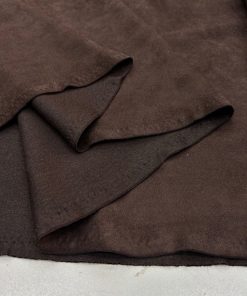 Lüks Süet Kumaş Kahverengi