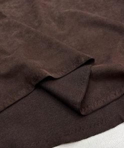 Lüks Süet Kumaş Kahverengi