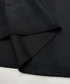 Lüks Süet Kumaş Siyah