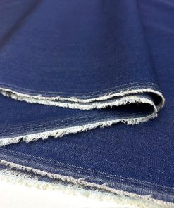 Mavi Pamuklu Lüks Tensel Kot Kumaş