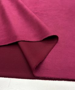 Scuba Süet Dalgıç Kumaş Bordo