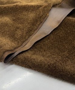 Vintage Deri Kürk Kumaş Kahve BYR