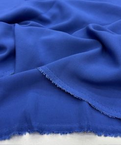 Viskon Vual Kumaş Saks Mavisi