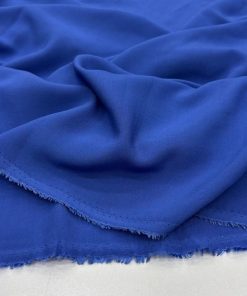 Viskon Vual Kumaş Saks Mavisi